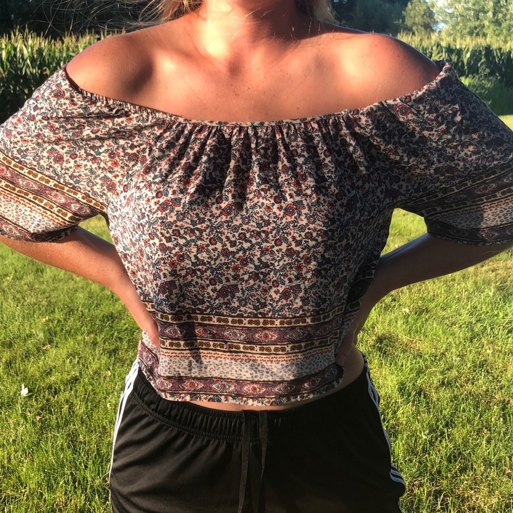 Off the shoulder top
